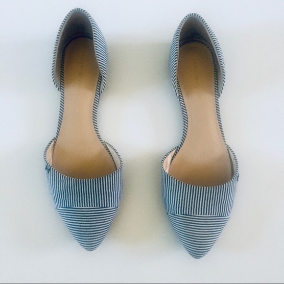 Tommy Hilfiger Shoes - Tommy Hilfiger D’Orsay Pinstripe Pointed Toe Flats